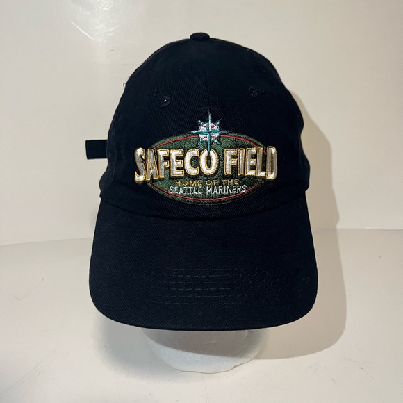 Vintage Safeco Field X Seattle Mariners Hat Dad Cap 1999 Strapback - Picture 2 of 8